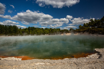 
Champagne Pool in Waiotapu Thermal Reserve, Rotorua, New Zealand
