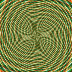 Fototapeta na wymiar Abstract background illusion hypnotic illustration, rotation fancy.