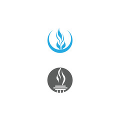 Torch  Logo Template vector symbol