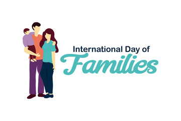 International Day of Families Illustration Vector