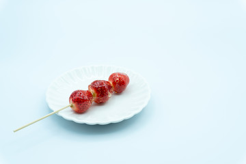 手作りイチゴ飴