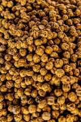 delicious beige walnuts with raisins sunflower and almond seeds