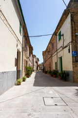 Leere Gassen in Alcudia