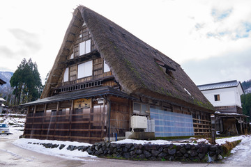 Fototapeta na wymiar Ainokura Gassho-style Village - Gokayama World Heritage Site
