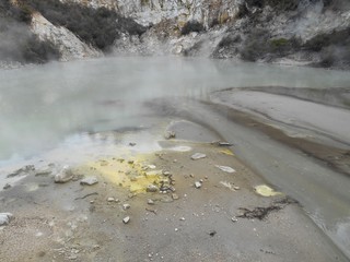 geyser in park national park