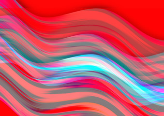 abstract swirl colorful background. Wave background for greeting card template 