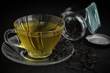 Cup of vanilla tea 