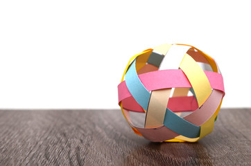 origami paper ball