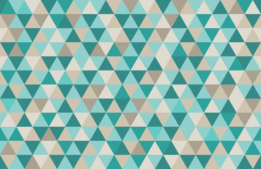 Colorful abstract triangle seamless pattern background. Mosaic geometric hipster triangular background. Vector Illustration