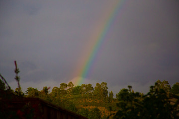 rainbow in the sky