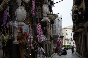 getting lost in the streets of the artistic quarter of Kalsa, Palermo sicily Italy