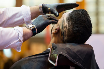 Salon professionnel pour les coiffeurs - obrazy, fototapety, plakaty