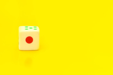  dice. Concept for business risk. chance good luck. 