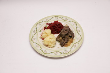 Wątróbka z buraczkami