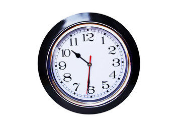 Black and white watch on a white background.