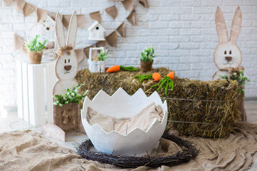 beautiful and bright easter decoration