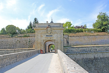 Obraz premium Gateway to Blaye Citadel, France 