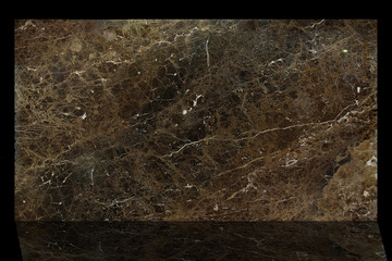 Large slab natural marble brown Emperador Dark