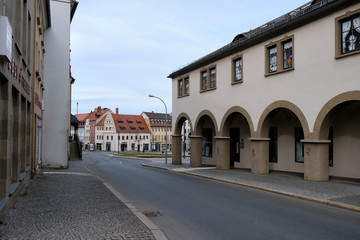 Fototapeta na wymiar Stadtansicht Zeitz, Burgenlandkreis, Sachsen-Anhalt, Deutschland