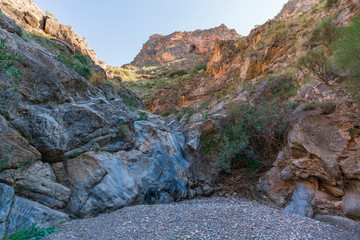 El Cid ravine in the municipality of Berja (Spain)