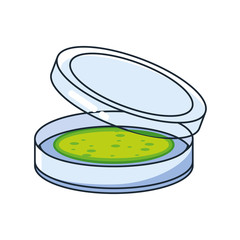 plate with coronavirus molecule sample inside
