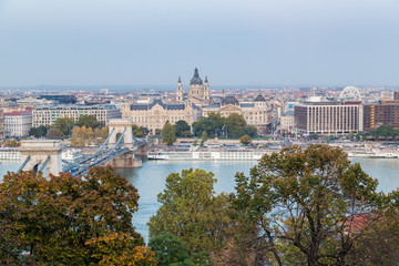 Naklejka premium Old and beautiful Budapest, Hungary's capital 