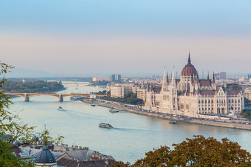 Naklejka premium Old and beautiful Budapest, Hungary's capital 