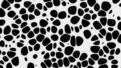 high resolution black and white cellular background abstract design , 3d illustration