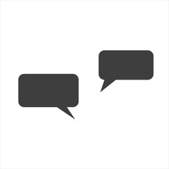 Naklejka premium SMS messages. Speech Bubbles. Short Message Service Bubbles.