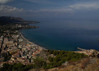 Fototapeta na wymiar panoramic view of Cefalù