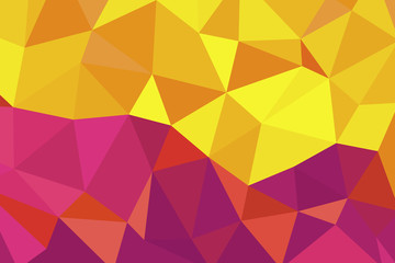 Obraz premium Red and Gold modern geometric abstract background. Abstract geometric invitation or banner new background. Vector illustration EPS 10.