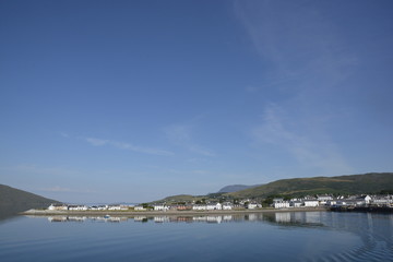 Ullapool taken from ferry to Stornoway