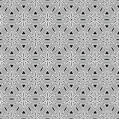 Ornamental floral composition pattern