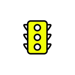 traffic signs vector icon design on white background Perfect for traffic signs