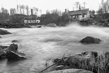 Old house by the river