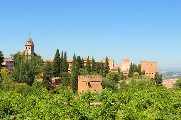 Fototapeta na wymiar Alhambra Palace Granada