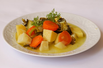 Turkish style celery dish / Apium graveolens dish