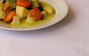 Turkish style celery dish / Apium graveolens dish