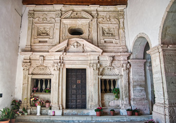 Obraz premium Church of Our Lady of Grace by Aiello Calabro, Italy.