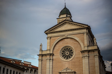 View of Santa Maria Maggiore Church in Trento