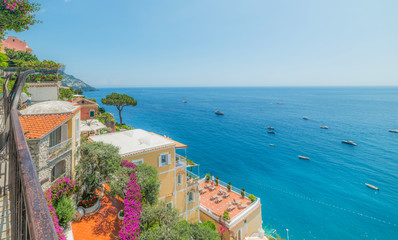 Fototapeta premium Beautiful seascape in world famous Positano