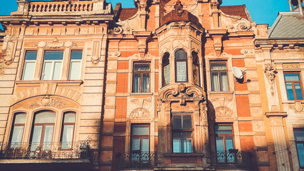Old buildings in the historic part of Lviv, Ukraine