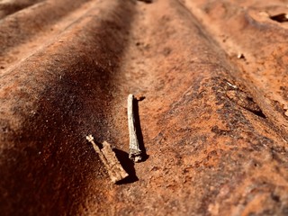 rusty bolt and nut