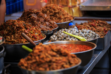 thai food in the market
