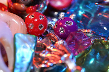 colorful christmas balls