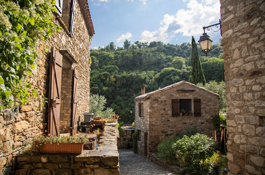 The city of Minerve in Languedoc, France
