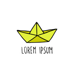 origami doodle icon
