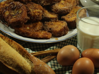 French toast bread slices milk dessert cinnamon sugar egg spanish delicious