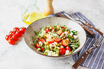 Green salad with vegetables