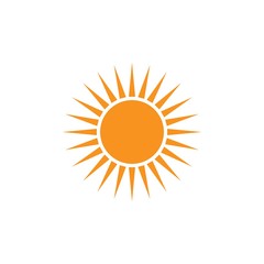 sun summer icon vector template design
